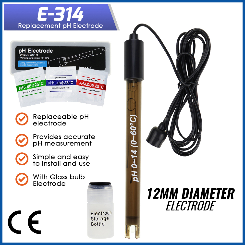 Ph Meter Digital Water Tester - Ph Meter Ph Sonde Pool BNC