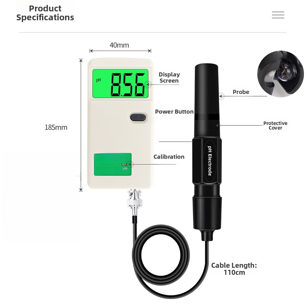 LCD Digital PH Meter 0-14 Rang - Ph Meter Digital Water Tester ulasan dan harga