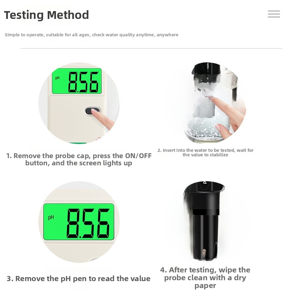 LCD Digital PH Meter 0-14 Rang - Ph Meter Digital Water Tester ulasan dan harga