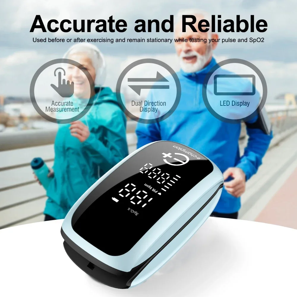 Blood Oxygen Saturation Monito - Pulse Oximeter Fingertip Rechargeable ulasan dan harga