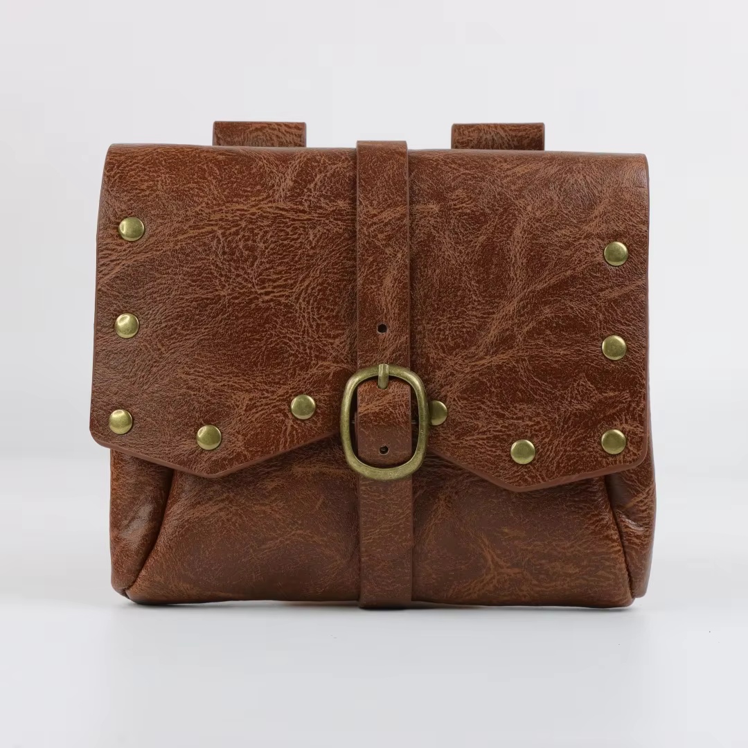Viking Retro Pu Leather Waist  - Packaging ulasan dan harga